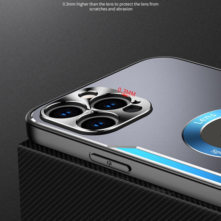 For iPhone 14 Pro Max Aluminum Alloy + TPU Phone Case
