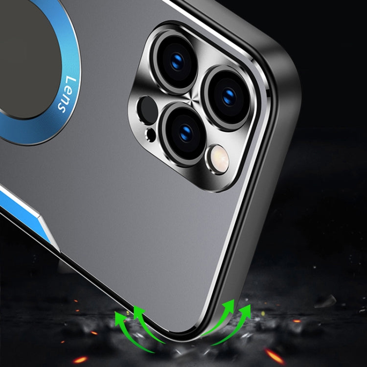 For iPhone 14 Pro Max Aluminum Alloy + TPU Phone Case