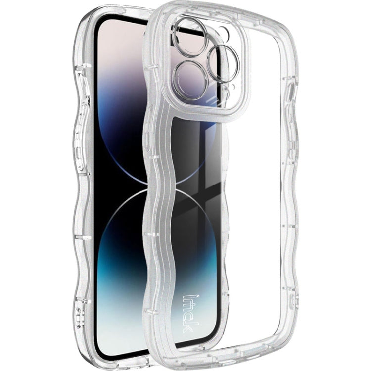 For iPhone 14 Pro Max IMAK UX-8 Series Transparent Shockproof TPU Phone Case