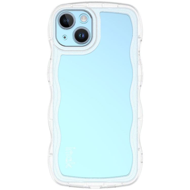 For iPhone 14 IMAK UX-8 Series Transparent Shockproof TPU Phone Case