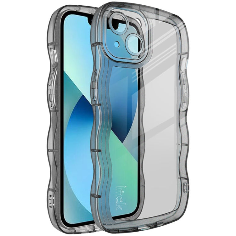 For iPhone 14 IMAK UX-8 Series Transparent Shockproof TPU Phone Case