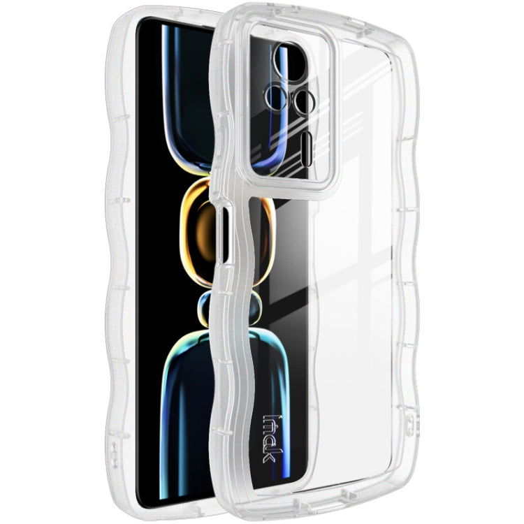 For Xiaomi Redmi K60E 5G IMAK UX-8 Series Transparent Shockproof TPU Phone Case