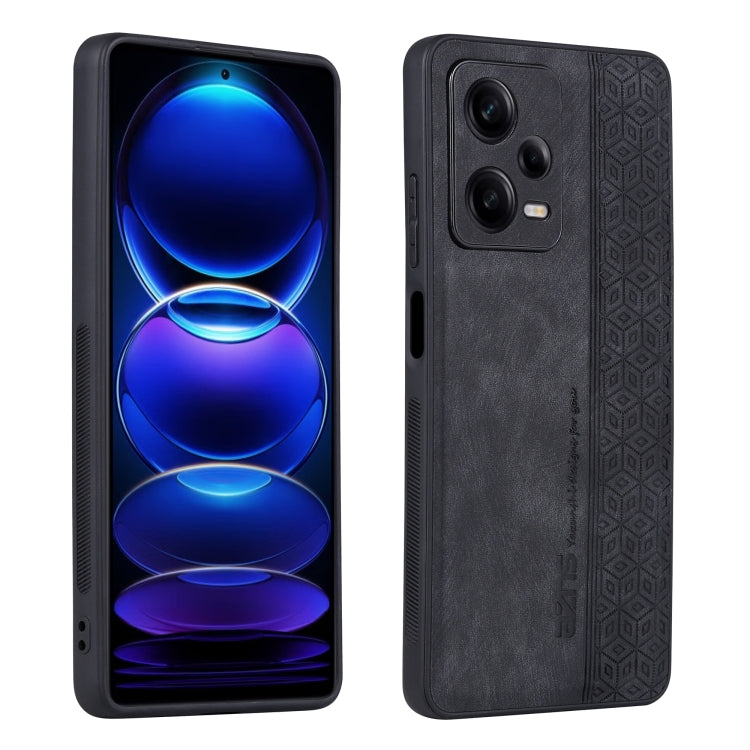 For Xiaomi Redmi Note 12 Pro 5G AZNS 3D Embossed Skin Feel Phone Case