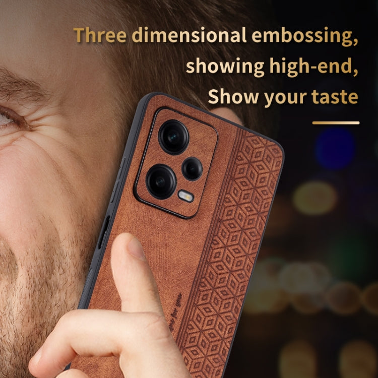 For Xiaomi Redmi Note 12 Pro 5G AZNS 3D Embossed Skin Feel Phone Case