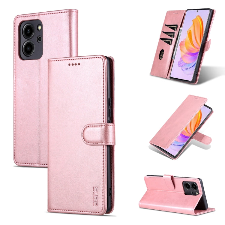 For Honor 80 SE AZNS Skin Feel Calf Texture Flip Leather Phone Case