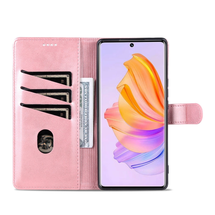 For Honor 80 SE AZNS Skin Feel Calf Texture Flip Leather Phone Case