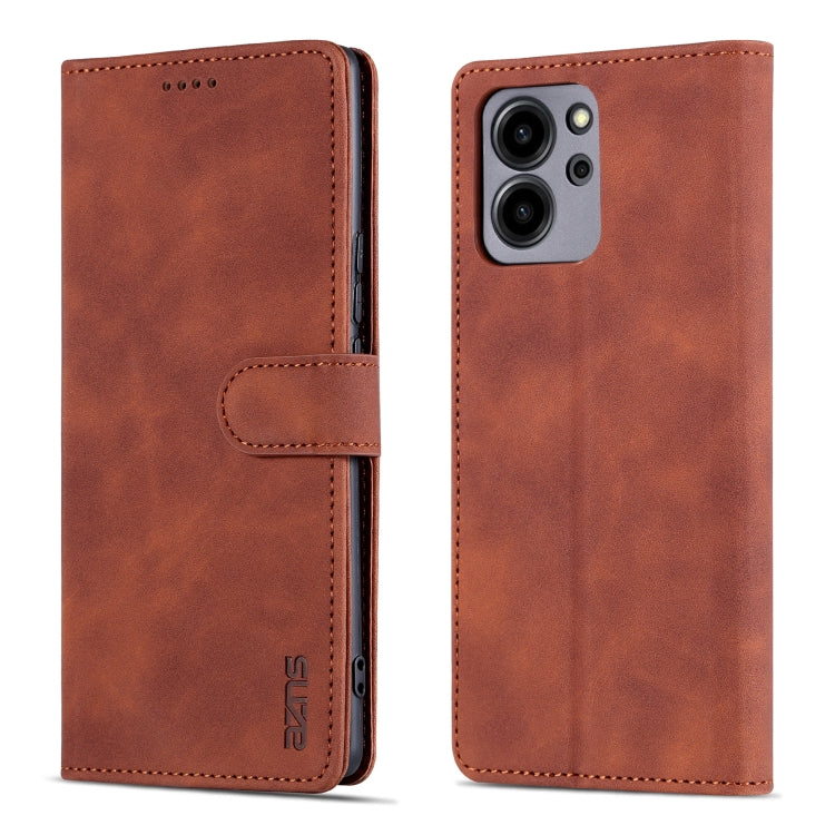 For Honor 80 SE AZNS Skin Feel Calf Texture Flip Leather Phone Case