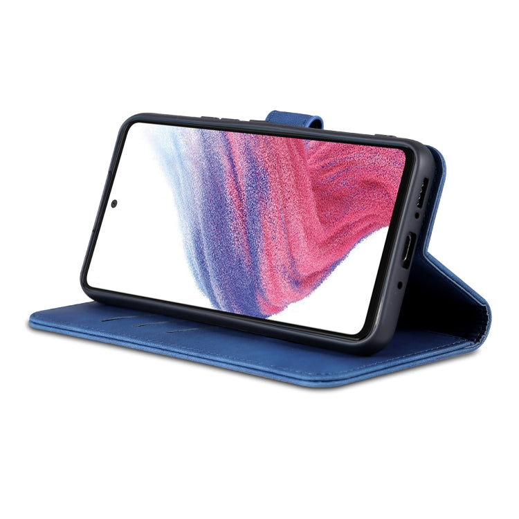 For Samsung Galaxy A34 5G AZNS Skin Feel Calf Texture Flip Leather Phone Case
