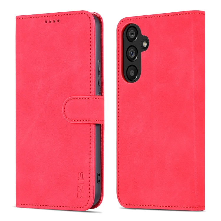 For Samsung Galaxy A34 5G AZNS Skin Feel Calf Texture Flip Leather Phone Case