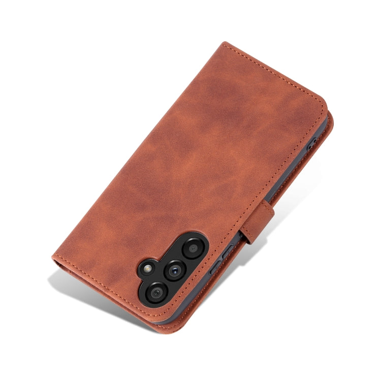 For Samsung Galaxy A34 5G AZNS Skin Feel Calf Texture Flip Leather Phone Case