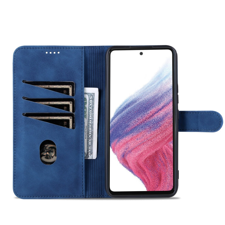 For Samsung Galaxy A54 5G AZNS Skin Feel Calf Texture Flip Leather Phone Case
