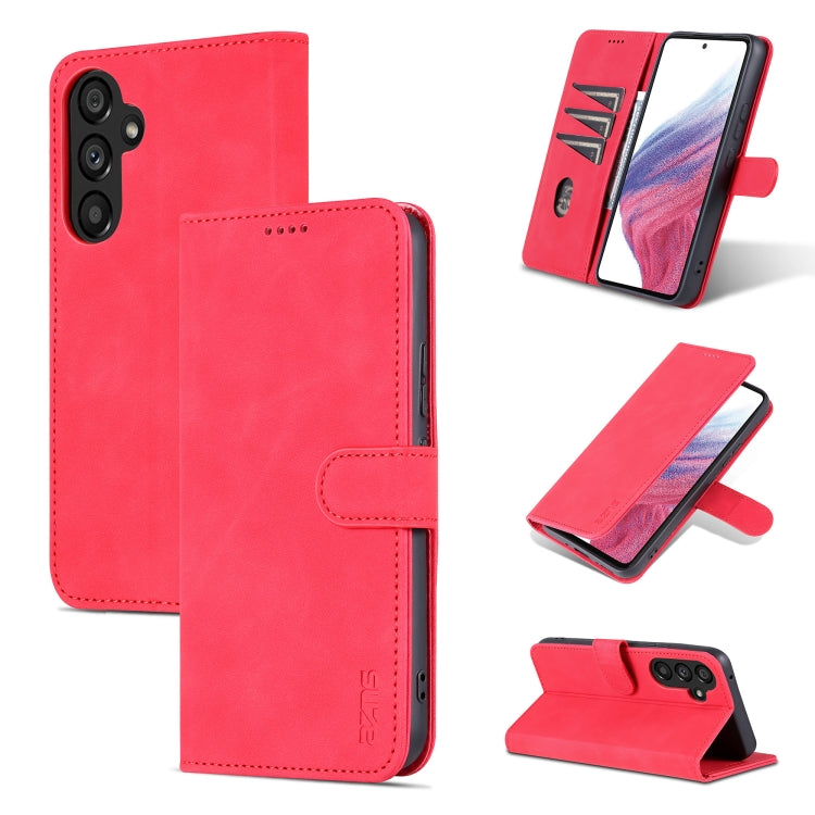 For Samsung Galaxy A54 5G AZNS Skin Feel Calf Texture Flip Leather Phone Case