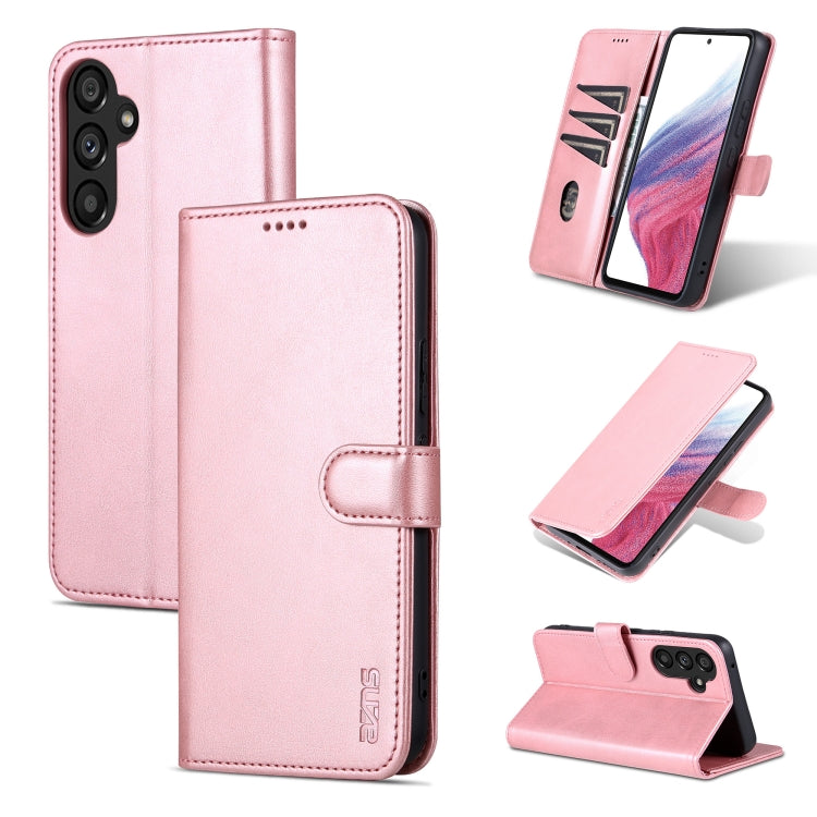 For Samsung Galaxy A54 5G AZNS Skin Feel Calf Texture Flip Leather Phone Case