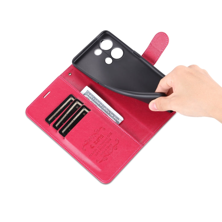 For OPPO Reno9 / Reno9 Pro AZNS Sheepskin Texture Flip Leather Phone Case