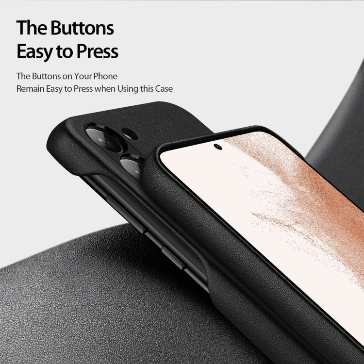 For Samsung Galaxy S23+ 5G DUX DUCIS Grit Series Leather Texture Phone Case