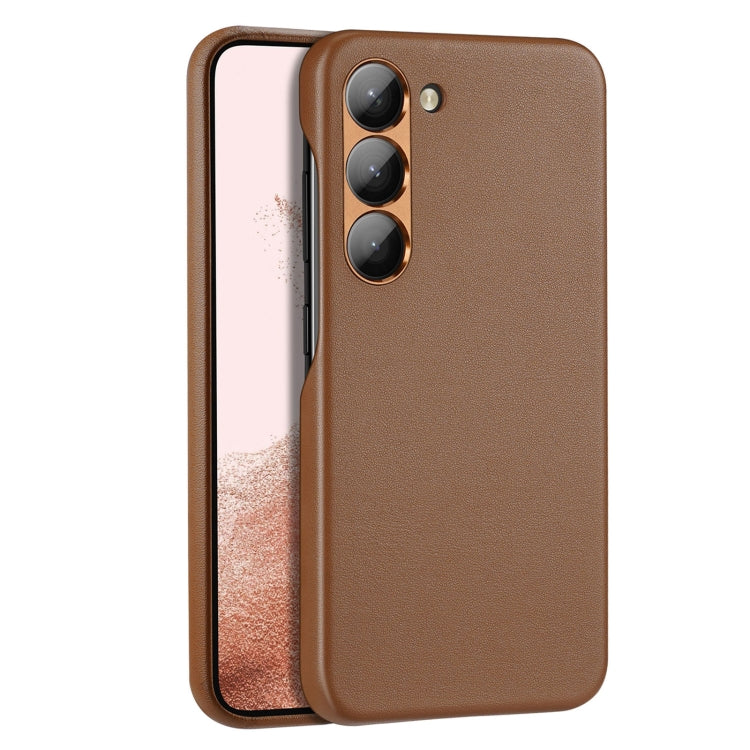 For Samsung Galaxy S23+ 5G DUX DUCIS Grit Series Leather Texture Phone Case