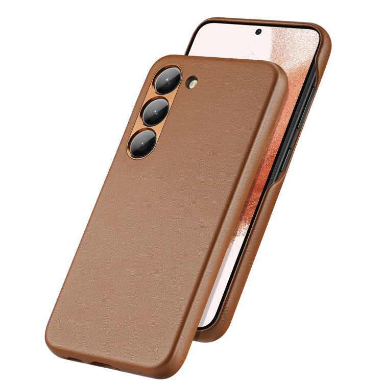 For Samsung Galaxy S23+ 5G DUX DUCIS Grit Series Leather Texture Phone Case