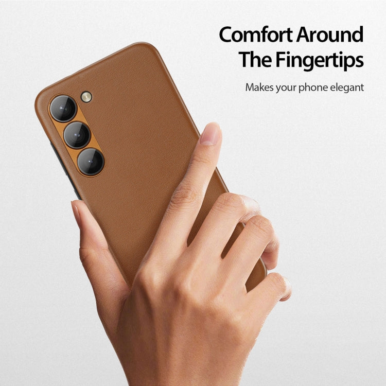 For Samsung Galaxy S23+ 5G DUX DUCIS Grit Series Leather Texture Phone Case
