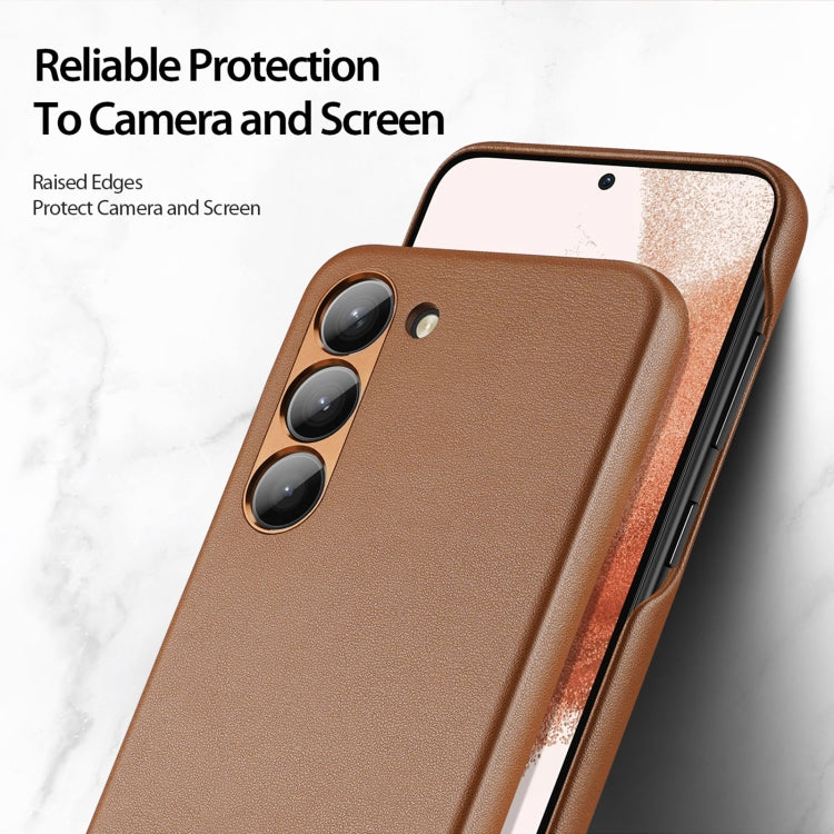 For Samsung Galaxy S23+ 5G DUX DUCIS Grit Series Leather Texture Phone Case