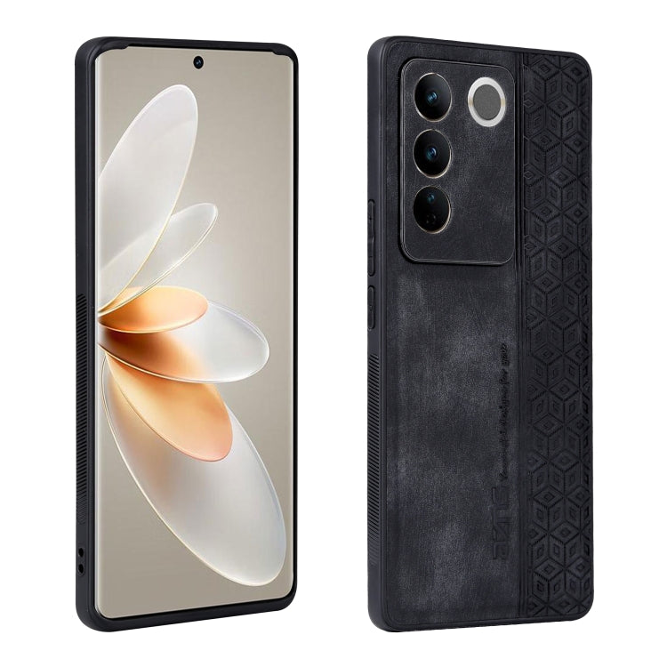 For vivo S16/S16 Pro AZNS 3D Embossed Skin Feel Phone Case