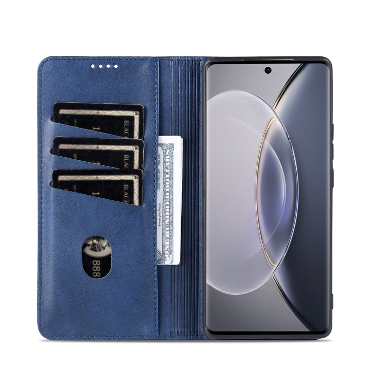For vivo X90 Pro AZNS Magnetic Calf Texture Flip Leather Phone Case