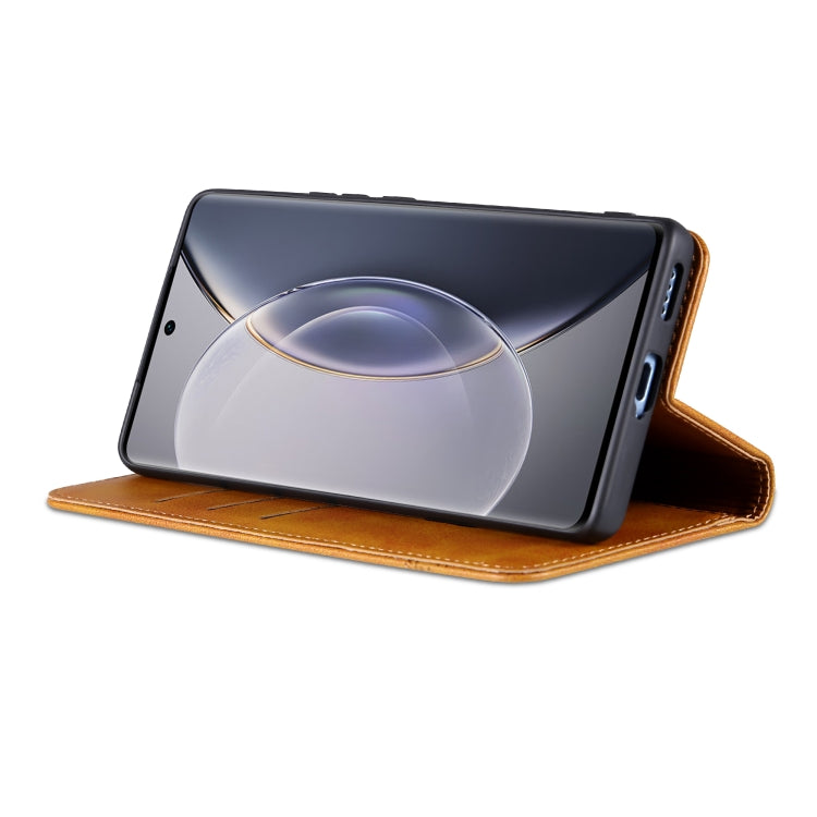 For vivo X90 Pro AZNS Magnetic Calf Texture Flip Leather Phone Case