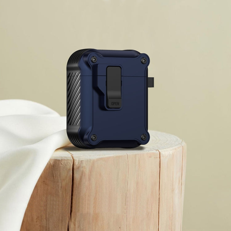 For AirPods 1 / 2 Eagle Shockproof Earphone Protective Case with Switch