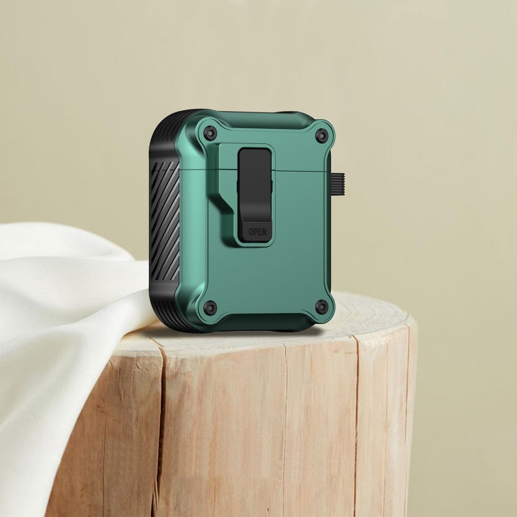 For AirPods 1 / 2 Eagle Shockproof Earphone Protective Case with Switch