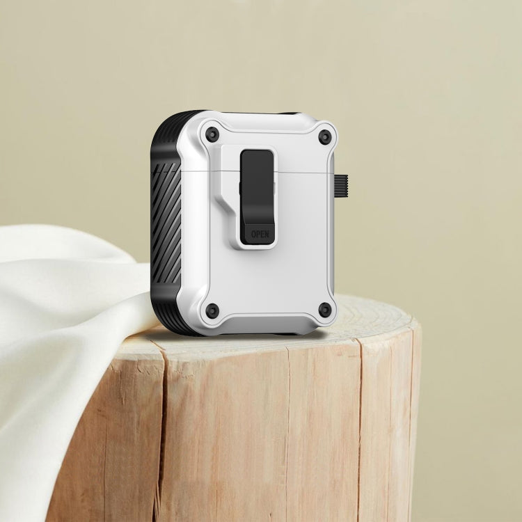 For AirPods 1 / 2 Eagle Shockproof Earphone Protective Case with Switch