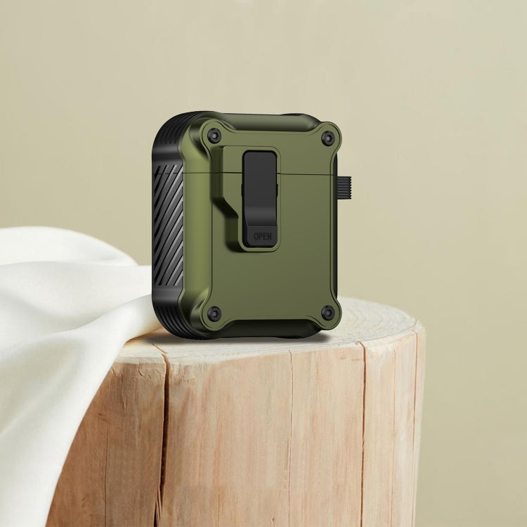 For AirPods 1 / 2 Eagle Shockproof Earphone Protective Case with Switch