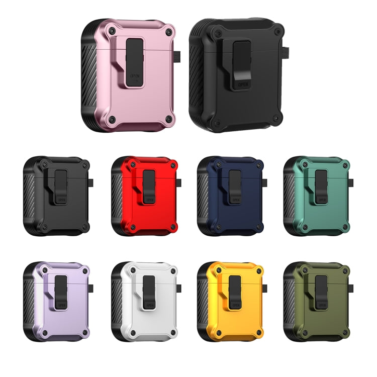For AirPods 1 / 2 Eagle Shockproof Earphone Protective Case with Switch