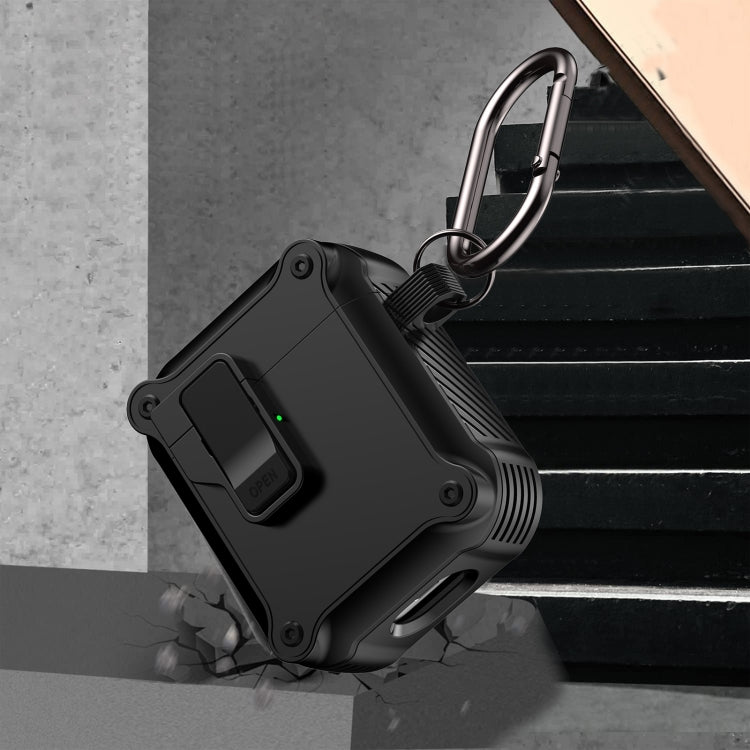 For AirPods 1 / 2 Eagle Shockproof Earphone Protective Case with Switch