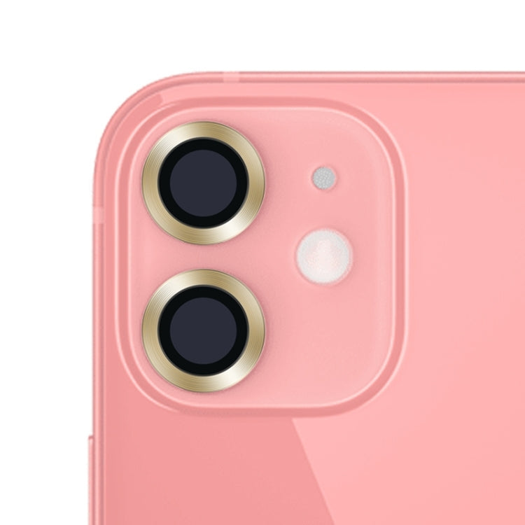 For iPhone 11 CD Texture Metal Lens Tempered Film