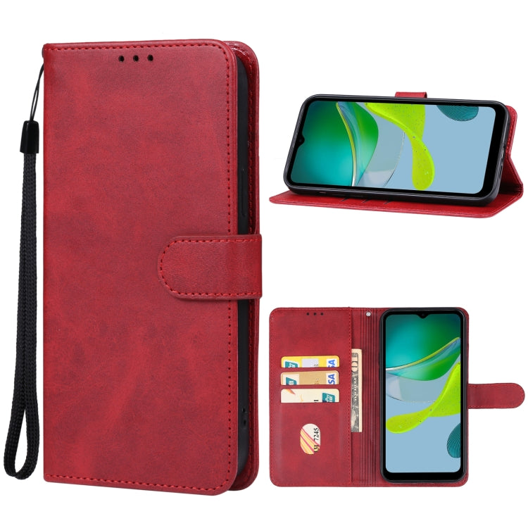 For Motorola Moto E13 Leather Phone Case