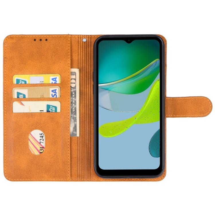 For Motorola Moto E13 Leather Phone Case