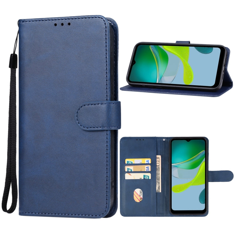 For Motorola Moto E13 Leather Phone Case