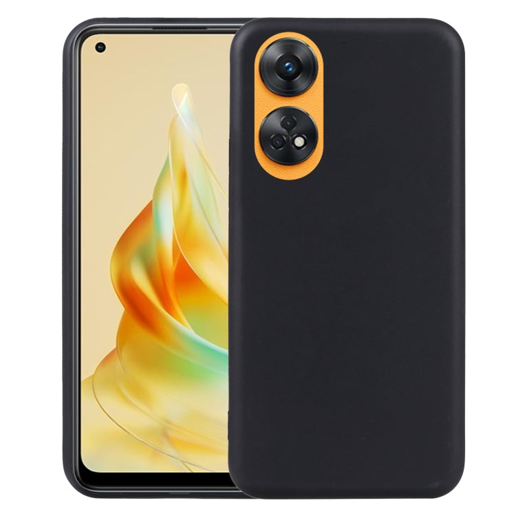 For OPPO Reno8 T 4G / CPH2481 TPU Phone Case(Black)