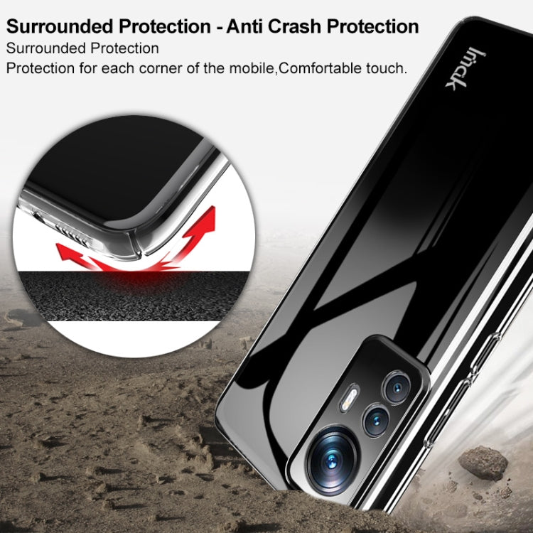 For Xiaomi 12T 5G/Redmi K50 Ultra 5G imak Wing II Pro Series Wear-resisting Crystal Phone Case(Transparent)