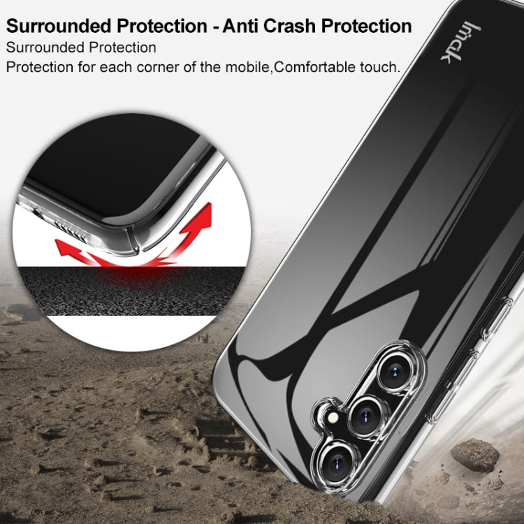 For Samsung Galaxy A54 5G imak Wing II Pro Series Wear-resisting Crystal Phone Case(Transparent)