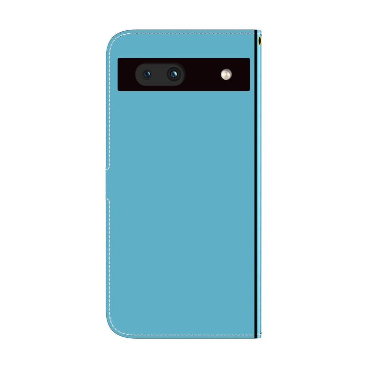 For Google Pixel 7a Imitated Mirror Surface Flip Leather Phone Case