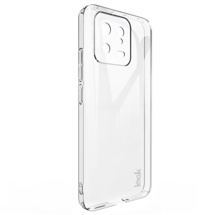 For Xiaomi 13 5G 7.98mm Glass Version imak Wing II Pro Series Wear-resisting Crystal Phone Protective Case(Transparent)