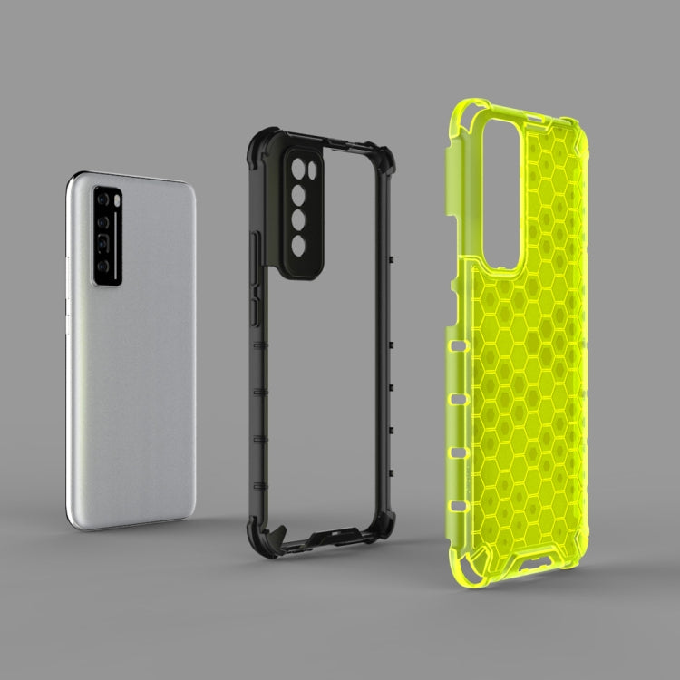 For Huawei nova 7 5G Shockproof Honeycomb PC + TPU Protective Case