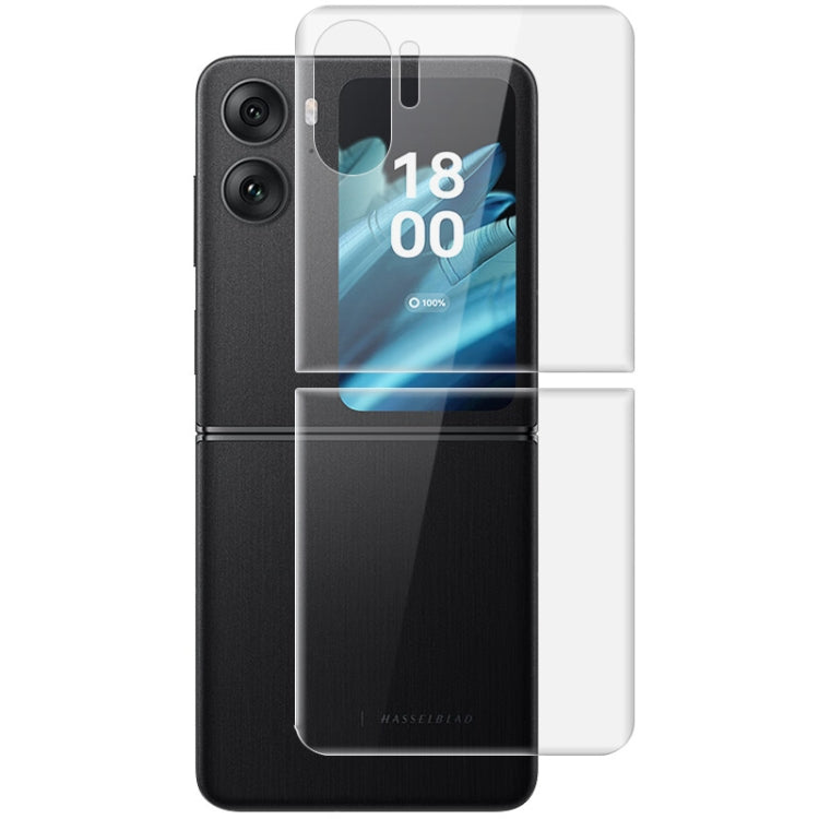 For OPPO Find N2 Flip 5G 1 Sets imak Curved Full Screen Hydrogel Film (Screen+Back)