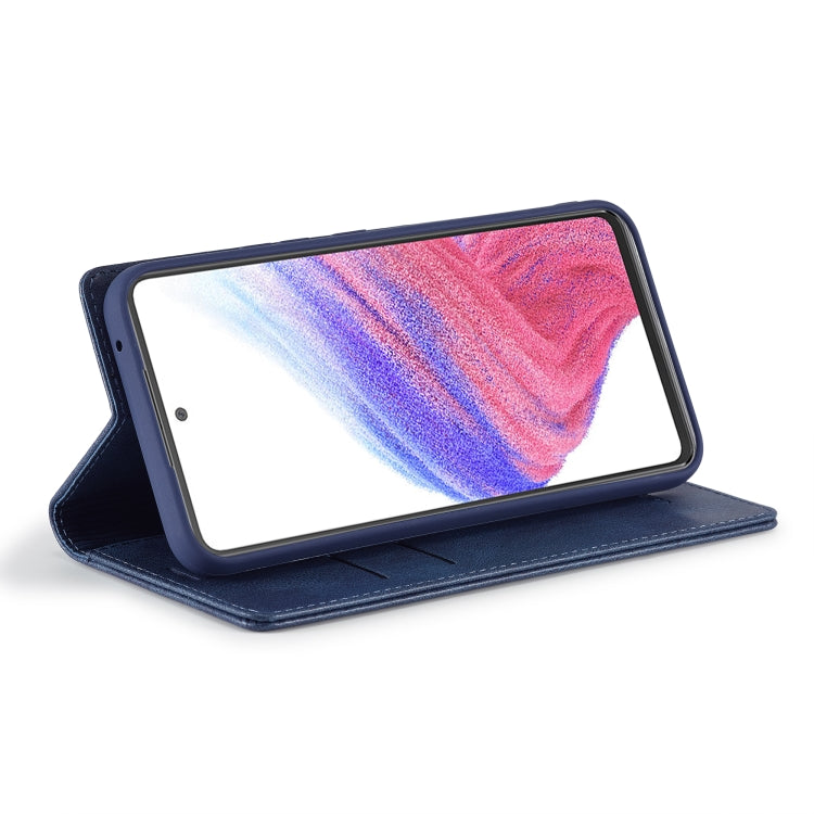 For Samsung Galaxy A54 5G LC.IMEEKE RFID Anti-theft Leather Phone Case