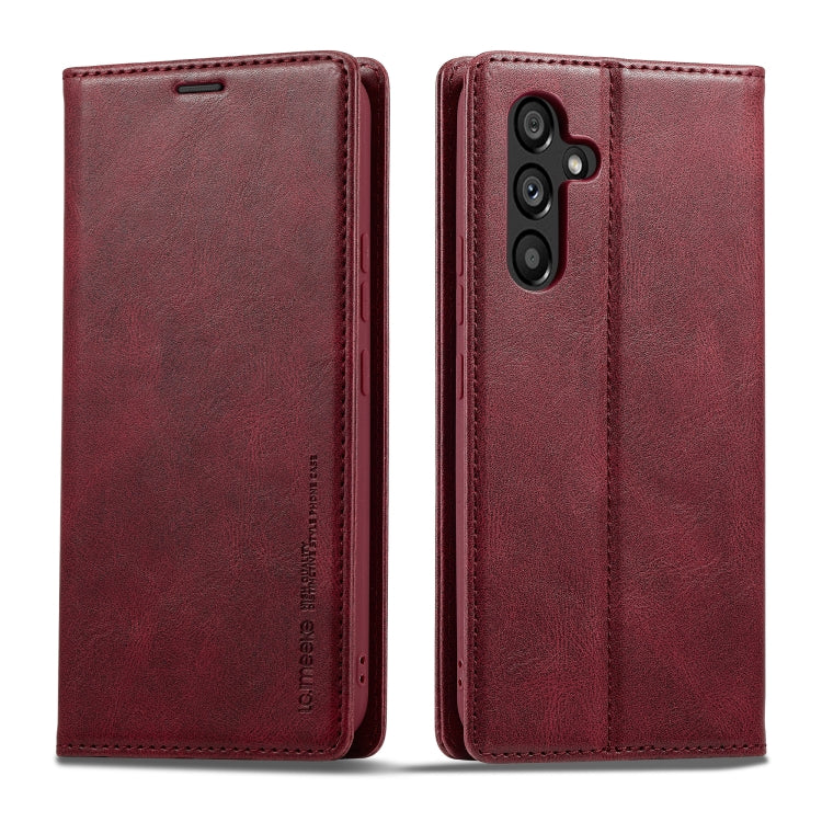 For Samsung Galaxy A54 5G LC.IMEEKE RFID Anti-theft Leather Phone Case