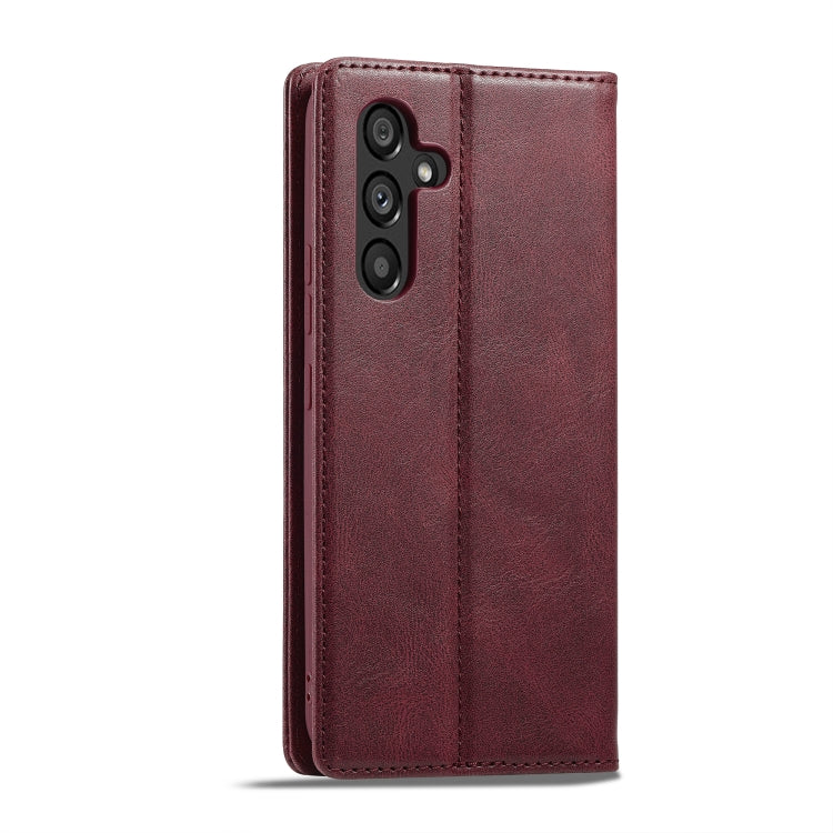 For Samsung Galaxy A54 5G LC.IMEEKE RFID Anti-theft Leather Phone Case