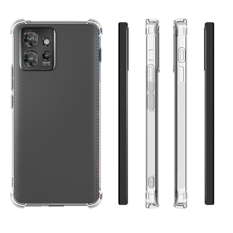 For Motorola Moto ThinKPhone 5G Shockproof Non-slip Thickening TPU Phone Case(Transparent)