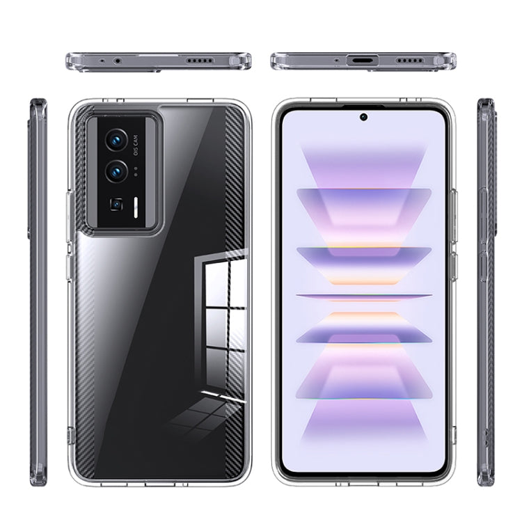 For Xiaomi Redmi K60 Armor Clear TPU Hard PC Phone Case