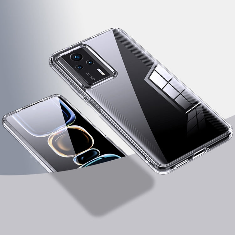 For Xiaomi Redmi K60E Armor Clear TPU Hard PC Phone Case