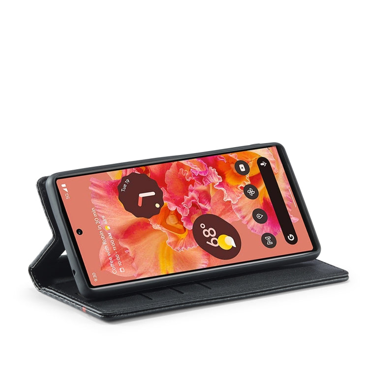 For Google Pixel 6a LC.IMEEKE Carbon Fiber Leather Phone Case